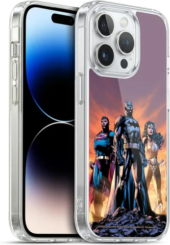 Vista 39 de Head Case Designs Funda de gel con licencia oficial de la Liga de la Justicia DC Comics #10 Darkseid War Comic Book Cover