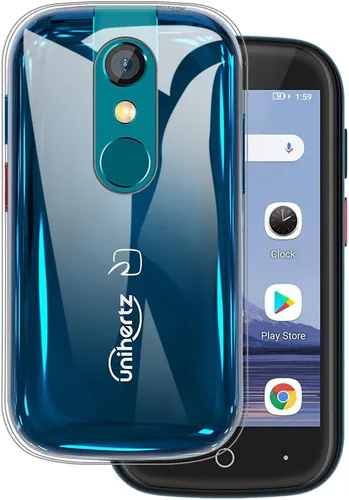 Vista 2 de Funda y cordón para Unihertz Jelly Star - transparente+negro