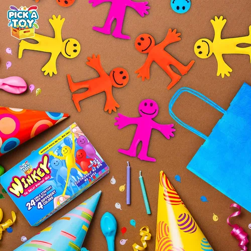 Vista 8 de PICK A TOY 24 piezas adhesivas elásticas para hombres, bolsas de regalo