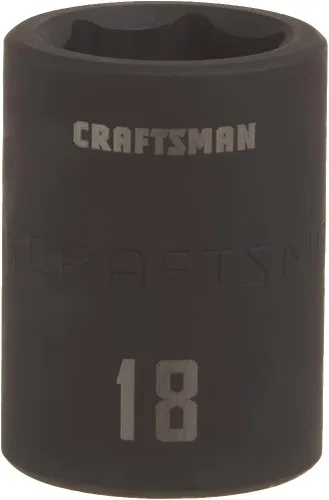 Vista 6 de CRAFTSMAN - Llave de vaso de impacto poco profundo, métrico, accionamiento de 1/2 pulgada, 12 mm (CMMT15860)