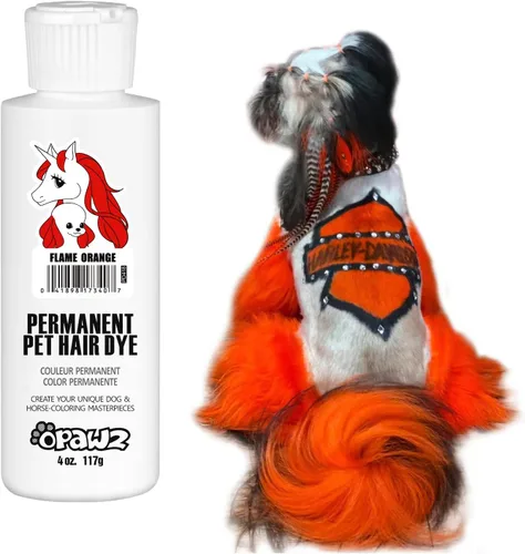 Vista 20 de OPAWZ Tinte permanente para el pelo de los perros, tinte para el pelo de las mascotas utilizado de forma segura por salones de aseo durante una