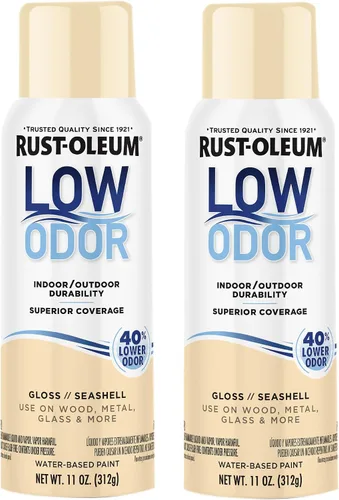 Vista 21 de Rust-Oleum - Pintura en aerosol prémium de bajo olor, gris ancla brillante Olor 40% menor que las pinturas en aerosol tradicionales, durabilidad