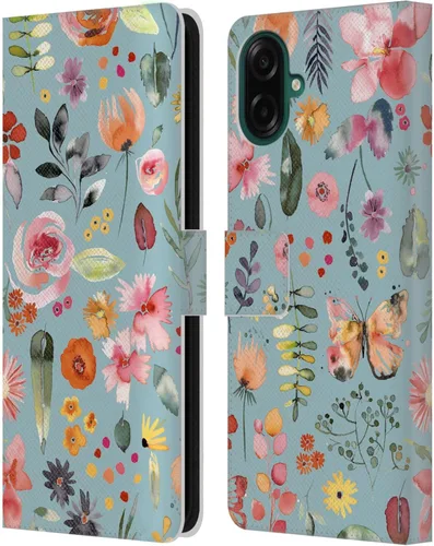Vista 169 de Head Case Designs Officially Licensed Ninola Butterfly Nature Spring Floral Leather Wallet Case Compatible with Samsung Galaxy A07 4G