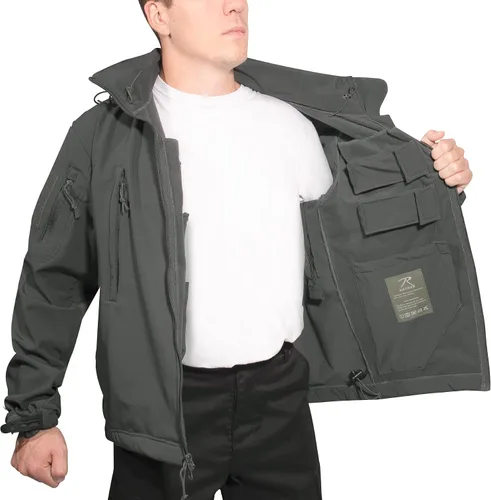 Vista 2 de Rothco Chaqueta con carcasa suave oculta, Gunmetal Grey