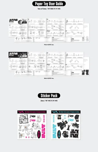 Vista 3 de (NO WEVERSE SHOP PRE ORDER) J-HOPE JACK IN THE BOX 1st Solo Single Album (HOPE EDITION Ver.) K-POP SEALED