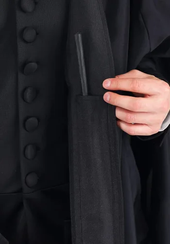 Vista 5 de Disfraz de Snape de Harry Potter de lujo para hombre