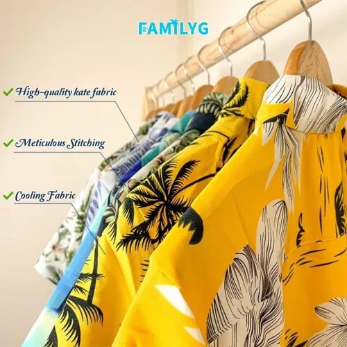 Vista 5 de Camisa hawaiana para hombre, camisa hawaiana floral con botones para hombre, camisa hawaiana floral unisex, camisa de verano para la playa