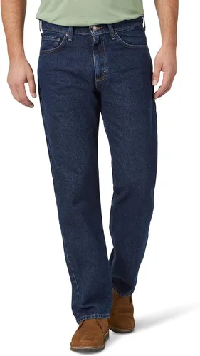 Vista 13 de Wrangler Men's Classic 5-Pocket Relaxed Fit Cotton Jean Negro
