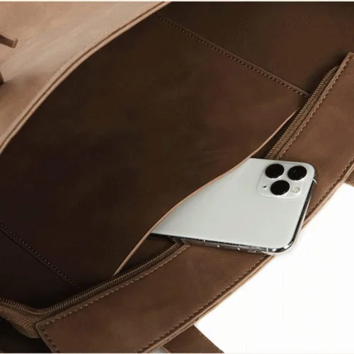 Vista 4 de Tidog Bolsa de moda coreana Joker Pitot con cremallera casual