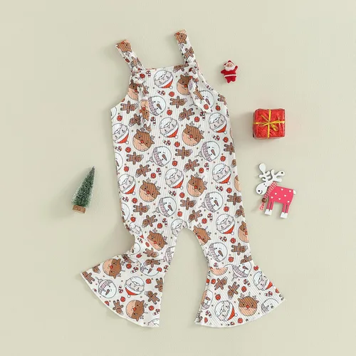 Vista 7 de YOKJZJD Traje de Halloween para bebé niña pequeña, traje de calabaza, fantasma, tirantes, overol, pantalones acampanados, ropa de otoño