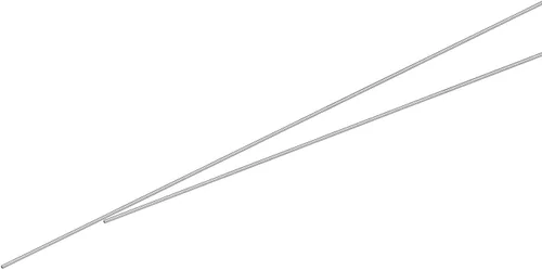 Vista 51 de Uxcell Tubo capilar de acero inoxidable 304, OD 0.4 mm x 0.1 mm de grosor de pared, 250 mm de longitud, tubo metálico para maquinaria industrial