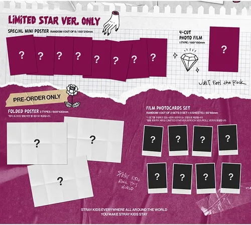 Vista 3 de Stray Kids -STAR(Rock-Star) ÁLBUM - ESTRELLA LIMITADA VER.