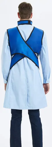 Vista 4 de 0.5mmpb Xray Lead Apron for Xray with Thyroid Shield Collar,Lead Gown,Dental Xray Shield