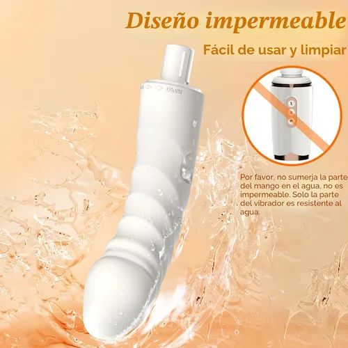 Vista 6 de Consolador de empuje para adultos, juguetes sexuales para mujeres y hombres, juego anal de clítoris punto G, máquina de consolador, interruptor