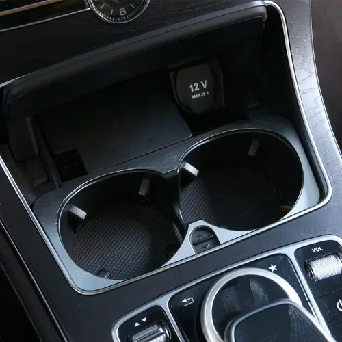 Vista 5 de Aleación de aluminio titular de la cubierta del marco Trim para GLC X253 C E clase W205 W213 C180 GLC260 E200 E300