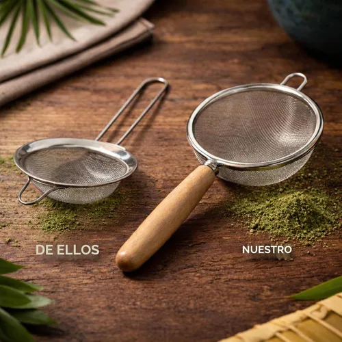 Vista 5 de Juego de batidor de matcha de 12 piezas, kit completo de matcha que incluye cuenco de matcha con boquilla, batidor de bambú, pajitas de bambú