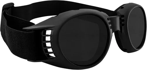 Vista 6 de Global Vision Paragon - Gafas de motocicleta para hombre y mujer, marco negro, lente súper oscuro