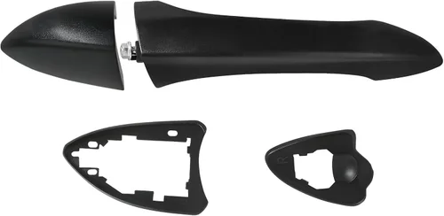 Vista 6 de APPERFiT Manija de puerta exterior lisa negra para panel de puerta delantera o trasera lado derecho del pasajero Compatible con BMW X5 E53 2000-2006