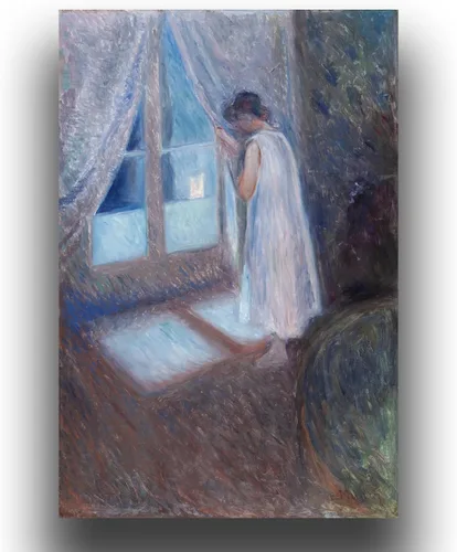 Vista 10 de Pierre-Auguste Renoir - Lienzo decorativo para pared, póster para niñas jugando piano, dos niñas aprendiendo piano. Pintura impresionista.