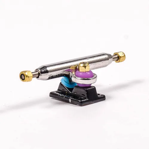 Vista 2 de Camiones de dedo RACOFSB con cojinetes de uretano mejorados y pivot cup, ancho de 34 mm y 32 mm, Kingpin normal (negro, 32 mm)