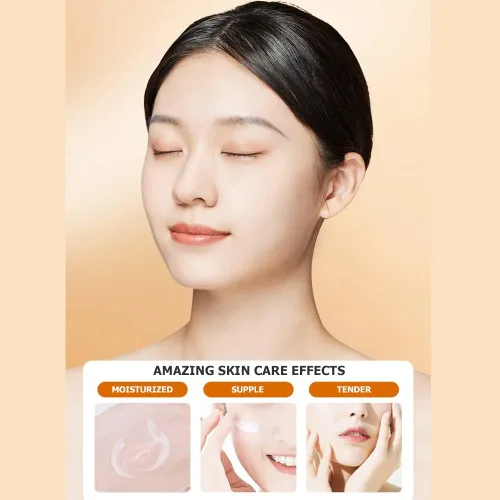 Vista 9 de BIOAQUA Vitamina C Hidratante Facial Esencia Crema Limpieza Facial Suavizar Piel Seca Grasa Reparación del Acné 1.76 oz 1.76oz