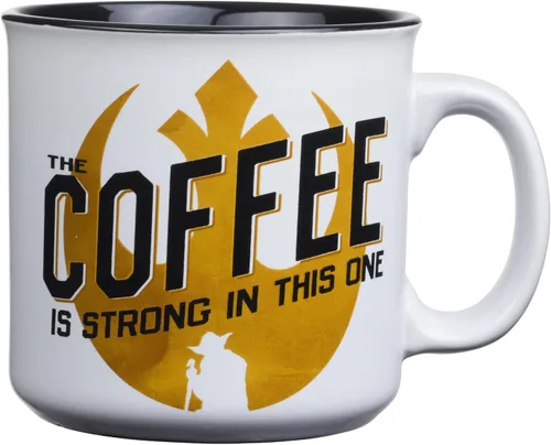 Vista 14 de Silver Buffalo Star Wars Mandalorian Joy to the Galaxy - Taza de sopa de cerámica, 24 onzas
