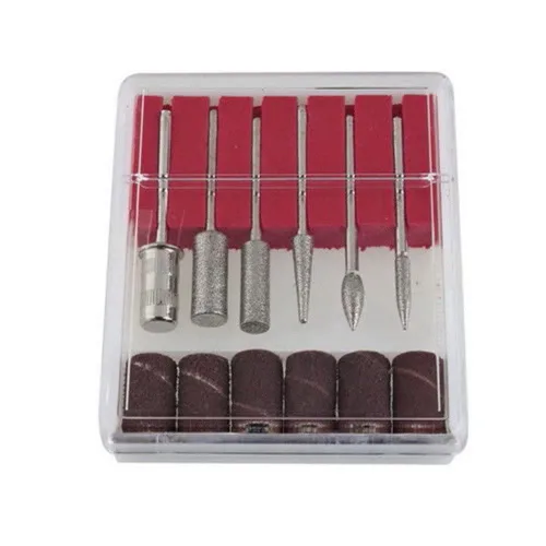 Vista 5 de Taladro eléctrico de uñas para uñas acrílicas, pluma de manicura profesional USB con 6 brocas intercambiables para uñas