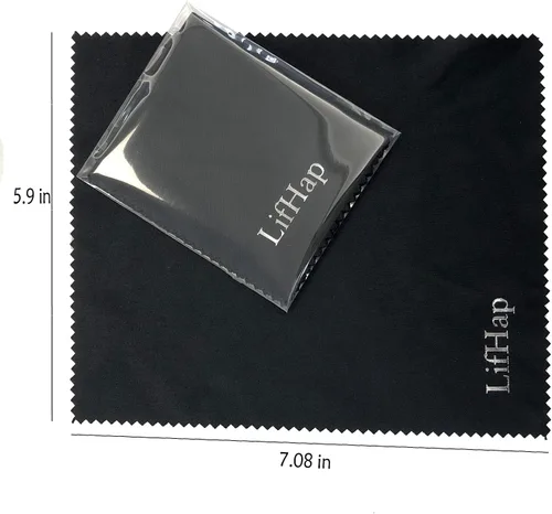 Vista 6 de Paquete de 15 paños de limpieza para gafas, toallitas limpiadoras de lentes y lentes para teléfonos móviles, relojes, pantallas y todas