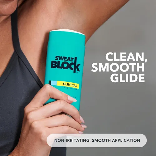Vista 3 de SweatBlock Desodorante Antitranspirante para Mujeres y Hombres 48 Horas de Alta Protección contra el Sudor y el Olor Sin Irritación