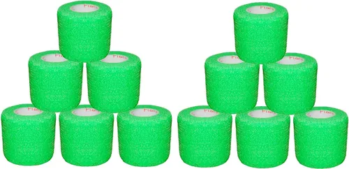 Vista 30 de Cinta adhesiva para veterinarios (negro) (paquete de 2) (2 pulgadas x 15 pies), autoadhesiva, adherente, cohesiva, flexible, autoadhesiva, rollo
