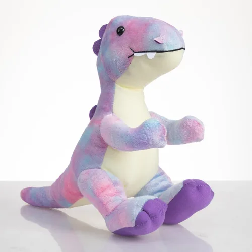 Vista 12 de HollyHOME Animal de peluche de dinosaurio, juguetes de peluche de Azul