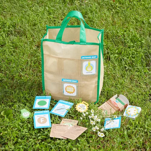 Vista 9 de Melissa & Doug Let's Explore - Juego de búsqueda del tesoro para interiores y exteriores - 80 tarjetas de doble cara