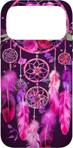 Vista 22 de Feather and Flower Dream Catcher Designed Case for iPhone 17