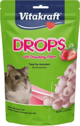 Vista 10 de Vitakraft Mini Drops - Golosinas para hámster/rata/ratón enano