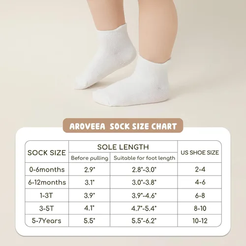 Vista 7 de Calcetines antideslizantes para bebé, paquete de 1012 para niños pequeños, niñas, niños, calcetines de algodón para bebés