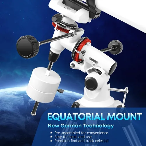 Vista 8 de Dianfan Telescopio de astronomía profesional 150EQ para adultos de alta