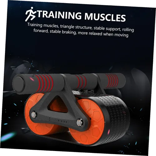 Vista 8 de Zerodeko Rueda de rodillo abdominal con rodillera para gimnasio en casa, equipo de fitness, entrenamiento muscular abdominal para fortalecimiento