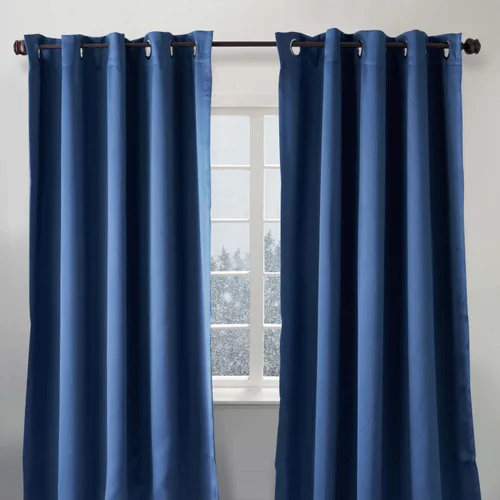 Vista 13 de LUXE WEAVERS Eco Collection - Par de paneles de ventana, color crema, 100% opacas, 63 pulgadas de largo Curtains for Bedrooms, Machine Washable