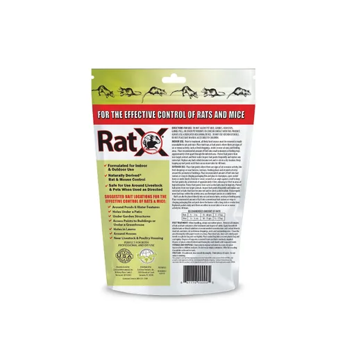 Vista 2 de RatX Bolsa de 18 oz totalmente natural para todas las especies de ratas y ratones