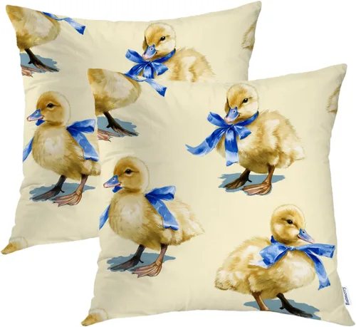 Vista 20 de Batmerry Flowers with Stems Throw Pillow Covers, Beautiful Floral Decorative Pillow Covers Digital Printing Blended for Couch Sofa Bed Invisible