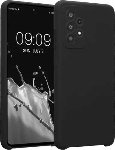 Vista 83 de kwmobile Funda compatible con Samsung Galaxy A13 4G - Funda delgada de silicona TPU - Acabado suave al tacto - Amarillo radiante