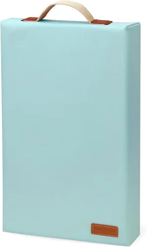 Vista 11 de HappyPicnic Almohadilla impermeable para arrodillarse de jardín, alfombrilla de espuma suave de 2 pulgadas de grosor para jardineros con mango