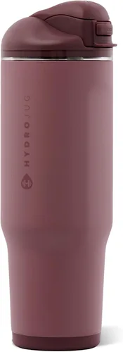Vista 37 de HydroJug Ease2o - Botella de agua aislada de 24 onzas, tapa con popote y Duna