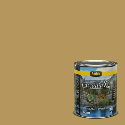 Vista 170 de Rodda Paint CASCADIA XL Pintura e imprimación satinada exterior en uno, cuarto de galón, Aquafir