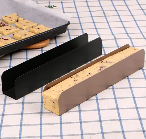 Vista 6 de Molde antiadherente en forma de U, molde de pan para baguette, molde para tostadas de baguette, molde rectangular de acero al carbono, moldes