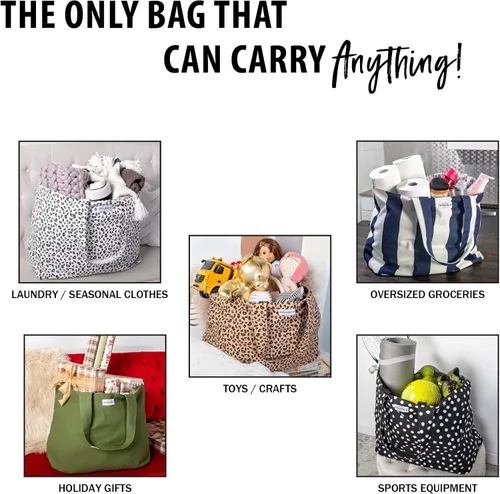 Vista 6 de Foundry by Fit + Fresh, All The Things - Bolsa de mano, equipaje, bolsa de lona de viaje, bolsas de fin de semana para mujer