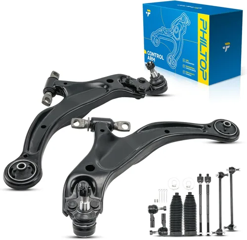 Vista 195 de PHILTOP 6 piezas de brazo de control delantero inferior con barra estabilizadora de rótula para Nissan Rogue 2014-2020 Rogue Sport 2017-2022 Qashqai