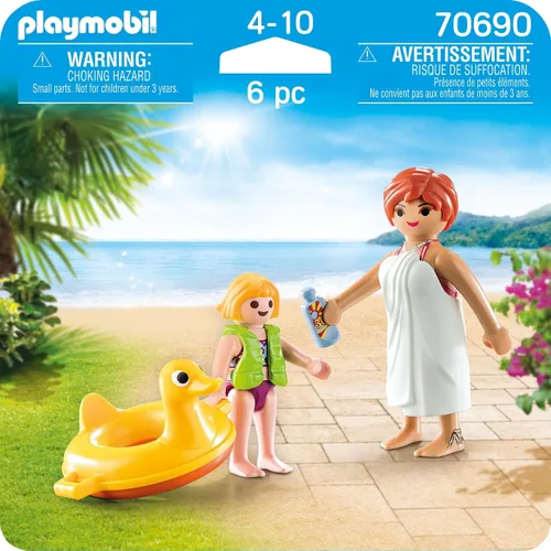 Vista 4 de Playmobil - Nadadores del parque acuático DuoPack