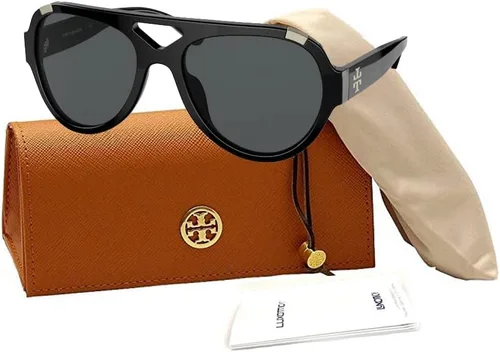 Vista 3 de Tory Burch TY7164U Pilot Sunglasses for Women BUNDLE With Designer iWear Complimentary Eyewear Kit