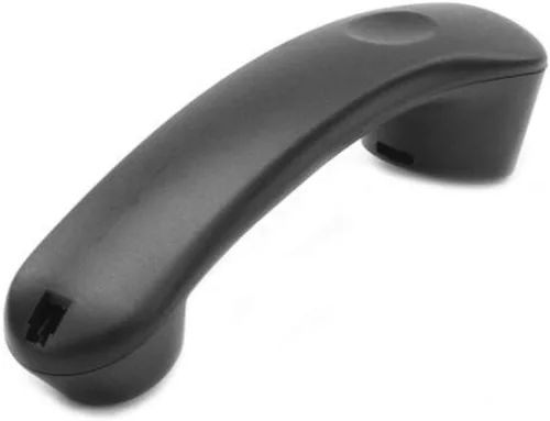 Vista 3 de The VoIP Lounge Auricular de repuesto con cable rizado para Shoretel Mitel IP Phone 420 480 480G 485 655 negro 420 480 480G 485 655